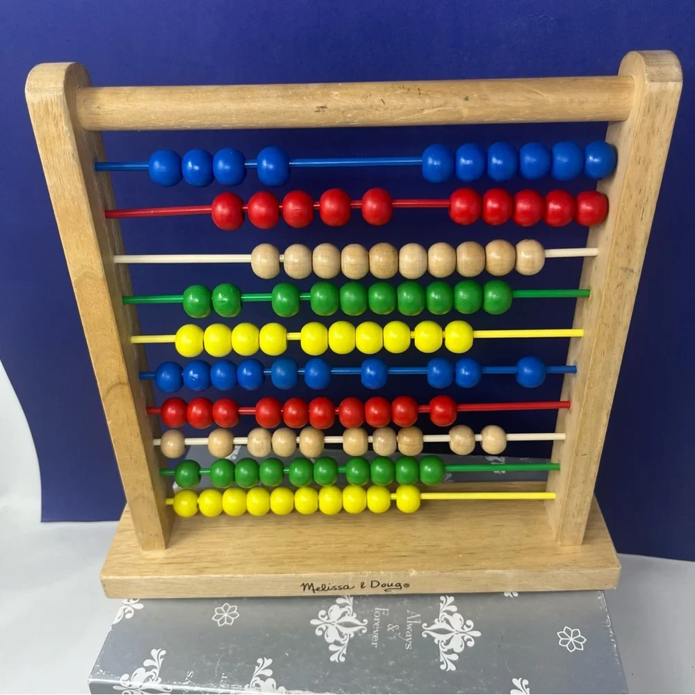 Melissa & Doug Colorful Wooden Abacus